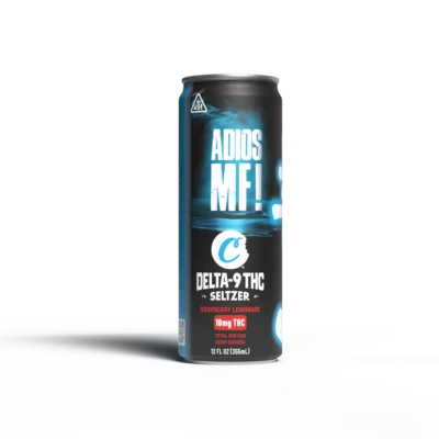 Cookies - Delta 9/THC Seltzer Can 10mg - Adios MF - 4 Pack
